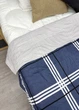 Покрывало декоративное Decorator Kelso 215х240 см синий с белым (85-202) - изображение 7
