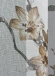 Тюль VR-Textil 1905т Flora Батист Белый с коричневым 300х270 см (40-246) - изображение 6