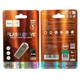 Флеш пам'ять HOCO UD4 (USB2.0) (4Gb) Сталевий - зображення 2
