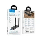 Портативний модем WiFi роутер Hoco HI34 маршрутизатор wireless network card WiFi6 2.4G/5G 600Mbs ультрашвидкість Чорний - изображение 2