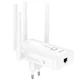 Портативний модем Репітер Hoco HI35 підсилювач Wi-Fi сигналу на 4 антени WiFi4, 300Mbps, 2.4 ГГц Чорний - изображение 5