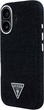 Etui Guess Denim Triangle Logo MagSafe do Apple iPhone 16 Black (3666339428129) - obraz 2