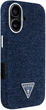Панель Guess Denim Triangle Logo MagSafe для Apple iPhone 16 Blue (3666339428273) - зображення 4