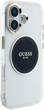 Панель Guess IML Metal Colored Circle Classic Logo MagSafe для Apple iPhone 16 Transparent/Black (3666339428426) - зображення 4