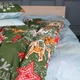 Простынь MirSon King Size 220x240 см 17-0881 Holiday Star Green Бязь (2200012196465) - изображение 1