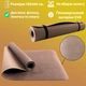 Коврик для йоги и фитнеса EVA (йога мат, каремат спортивный) OSPORT Yoga Pro 3мм (OF-0088) Коричневый - изображение 2