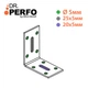 Уголок перфорированный регулируемый (50x55x30x2мм) ТМ "KOLCHUGA" (Кольчуга) (40312089) - изображение 4