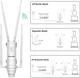 Маршрутизатор беспроводной WAVLINK AC1200 наружный, высокомощный, всепогодный WiFi-удлинитель, точка доступа, двухдиапазонный репитер 2.4+5G White - изображение 4