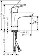 Bateria zlewozmywakowa Hansgrohe Focus 31517000 - obraz 2
