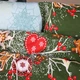 Комплект постельного белья Mirson Полуторный Евро 160х220 см 17-0881 Holiday Star green Ranforce Elite (2200012196793) - изображение 2