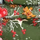 Комплект постельного белья Mirson Полуторный Евро 160х220 см 17-0881 Holiday Star green Ranforce Elite (2200012196793) - изображение 3