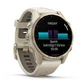Смарт-годинник Garmin Fenix8 43mm AMOLED Sapphire Soft Gold w.Fog Gray/Dark Sandstone S.Band (010-02903-11) - изображение 3