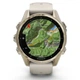 Смарт-годинник Garmin Fenix8 43mm AMOLED Sapphire Soft Gold w.Fog Gray/Dark Sandstone S.Band (010-02903-11) - изображение 7