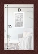 Фоторамка пластиковая 10х15 багет: AM1513-1118-1 Темное дерево (с антибликовым стеклом 2мм, двп с ножкой) EmojiFrame - изображение 6