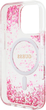 Etui Guess HC Resin Bottom Glitter MagSafe do Apple iPhone 16 Pro Max Pink (3666339429812) - obraz 5