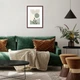 Фоторамка пластиковая 30х42 под фото 20х30 багет: AM1513-1118-1 Темное дерево (с глянцевым стеклом 1-1.5мм, паспарту белое, двп) EmojiFrame - изображение 5