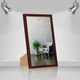 Рамка для фото пластиковая 21х30 багет: AM1513-B186 Темное дерево (с глянцевым прозрачным пластиком 0.8мм, двп с ножкой) EmojiFrame - изображение 2