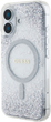 Панель Guess HC Resin Bottom Glitter MagSafe для Apple iPhone 16 Silver (3666339429935) - зображення 2