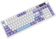 Klawiatura bezprzewodowa Ajazz AK980 Gift Switch V2 Wireless/USB White-Purple (AK980-V2-G-PWB) - obraz 5