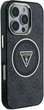Etui Guess IML Metal Glitter 4G Circle Triangle MagSafe do Apple iPhone 16 Pro Black (3666339430085) - obraz 4