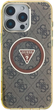 Etui Guess IML Metal Glitter 4G Circle Triangle MagSafe do Apple iPhone 16 Pro Bronze (3666339430238) - obraz 3