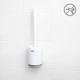 Ёршик для унитаза с силиконовой щеткой клеящийся настенный MBM HOME BP-12 WHITE/GRAY белый/серый - изображение 3