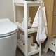 Этажерка 3-х-ярусная MBM HOME FH-22/3 WHITE пластиковая белая - изображение 3