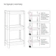 Этажерка 3-х-ярусная MBM HOME FH-22/3 GRAY пластиковая серая - изображение 11