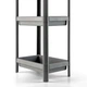 Этажерка 3-х-ярусная MBM HOME FH-22/3 GRAY пластиковая серая - изображение 7