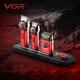 Профессиональный набор для барберов VGR Stepless Pro 3 in 1 RED - изображение 2