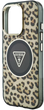 Панель Guess HC IML Leopard Triangle Cord Strap MagSafe для Apple iPhone 16 Pro Brown (3666339432638) - зображення 5