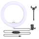 Кольцевая светодиодная лампа 30см со штативом и с Bluetooth-пультом YQ-320b light set (Kit1) Питание от USB - изображение 6
