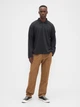 Поло длинное мужское GAP 595427493 2XL Черное (1159848194) - изображение 3