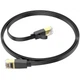 Кабель (патч-корд) Hoco US07 Level Pro copper gigabit ethernet (1m) Black - изображение 4