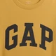Футболка хлопковая длинная мужская GAP 179547611 L Желтая (1159846521) - изображение 5