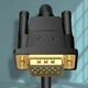 Кабель Vention VGA(3+6) Male to Male Cable with ferrite cores 3M чорний (DAEBI) - изображение 2