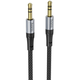 Аудiокабель HOCO UPA26 AUX Fresh audio cable, 1m чорний - изображение 1