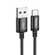 Кабель HOCO X89 Wind charging data cable Type-C чорний - изображение 1