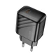Мережевий зарядний пристрій HOCO CS24A Puerto single-port PD25W charger (EU) чорний - изображение 3