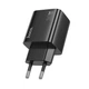 Сетевое зарядное устройство HOCO N56 Fundador four-port PD30W (2C2A) 4 порта евро вилка черный - изображение 3