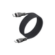 Кабель ACEFAST C11-03 Type-C to Type-C 3A, 60W, 1.2m, nylon + PVC, zinc connectors, Black - изображение 1