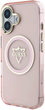 Etui Guess IML Metal Mountain Logo MagSafe do Apple iPhone 16 Pink (3666339434113) - obraz 2