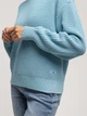 Sweter damski bawełniany Lee Cooper-Yana Organic S Błękitny (5905991746447) - obraz 4