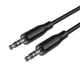 Аудіокабель BOROFONE BL26 Standard AUX audio cable 1m чорний - изображение 3