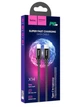 Кабель HOCO X14 Type-C to iP 3A, 20W, 1m, нілон, алюмінієві connectors, чорний - зображення 2