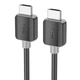 Кабель HOCO US08 HDTV 2. 0 male-to-male 4K HD data cable(L=2M) чорний - изображение 1