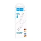 Кабель HOCO X87 Magic silicone PD charging data cable for iP White - изображение 2