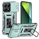 Чехол противоударный Epik Defender Cam Ring Case для Xiaomi 14T Зеленый / Light Green - изображение 1