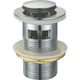Донный клапан для раковины Koer PW-09-01 1 1/4'' с переливом автоматический СLICK-СLACK (Цвет хром) (KR5796) - изображение 1