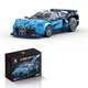 Конструктор машина Спорткар Bugatti Бугатти Concept Super Car 335 деталей Синий - изображение 2